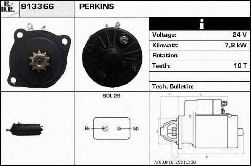 EDR 913366 - Motorino d'avviamento autozon.pro