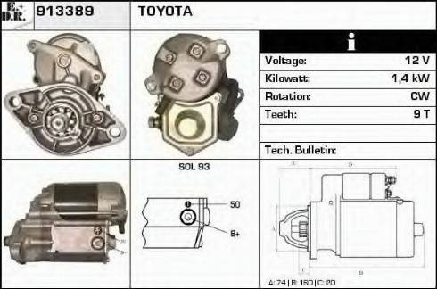 EDR 913389 - Motorino d'avviamento autozon.pro