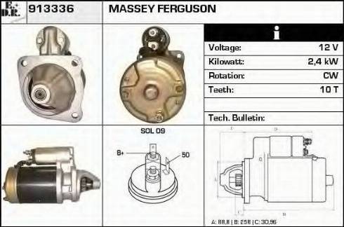 EDR 913336 - Motorino d'avviamento autozon.pro