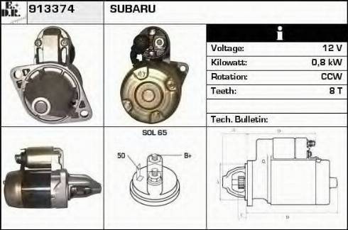 EDR 913374 - Motorino d'avviamento autozon.pro