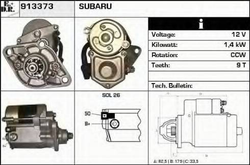 EDR 913373 - Motorino d'avviamento autozon.pro