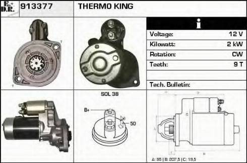 EDR 913377 - Motorino d'avviamento autozon.pro