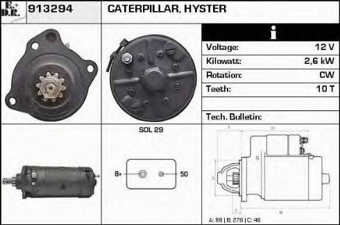 EDR 913294 - Motorino d'avviamento autozon.pro