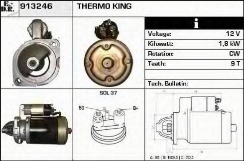 EDR 913246 - Motorino d'avviamento autozon.pro