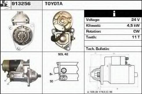 EDR 913256 - Motorino d'avviamento autozon.pro