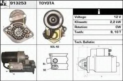 EDR 913253 - Motorino d'avviamento autozon.pro