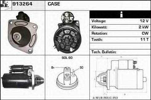 EDR 913264 - Motorino d'avviamento autozon.pro