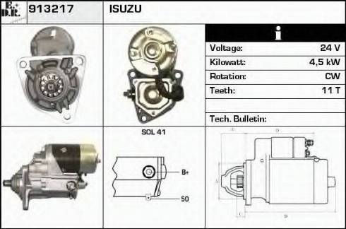 EDR 913217 - Motorino d'avviamento autozon.pro