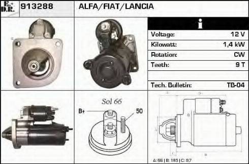 EDR 913288 - Motorino d'avviamento autozon.pro