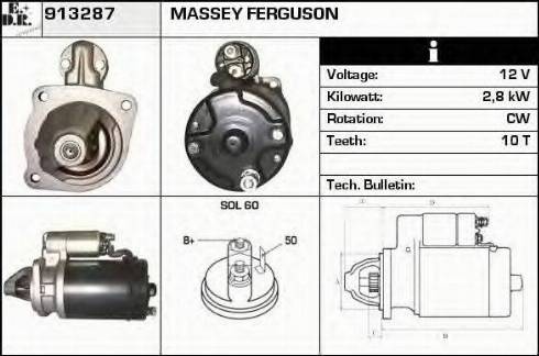 EDR 913287 - Motorino d'avviamento autozon.pro