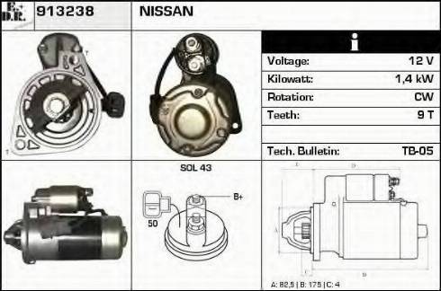 EDR 913238 - Motorino d'avviamento autozon.pro