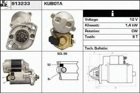 EDR 913233 - Motorino d'avviamento autozon.pro