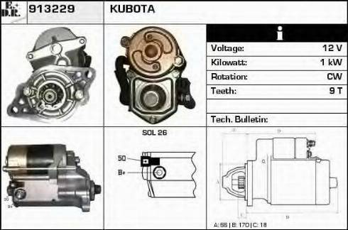 EDR 913229 - Motorino d'avviamento autozon.pro