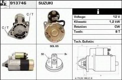 EDR 913746 - Motorino d'avviamento autozon.pro