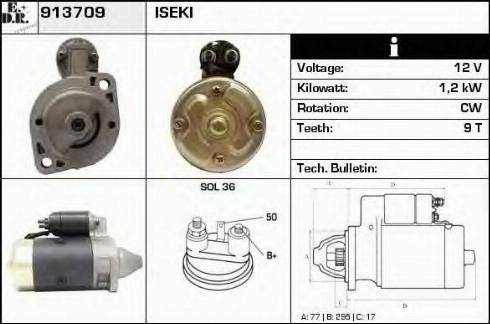 EDR 913709 - Motorino d'avviamento autozon.pro