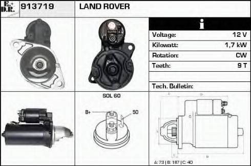 EDR 913719 - Motorino d'avviamento autozon.pro