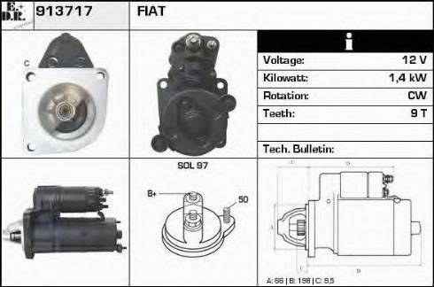 EDR 913717 - Motorino d'avviamento autozon.pro