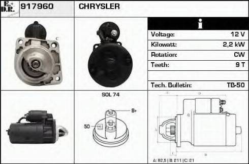 EDR 917960 - Motorino d'avviamento autozon.pro