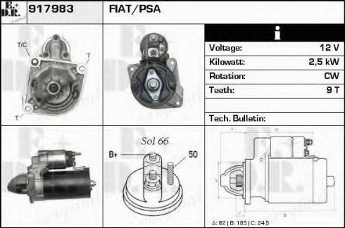 EDR 917983 - Motorino d'avviamento autozon.pro