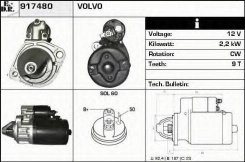 EDR 917480 - Motorino d'avviamento autozon.pro