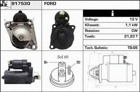 EDR 917530 - Motorino d'avviamento autozon.pro