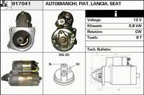 EDR 917041 - Motorino d'avviamento autozon.pro