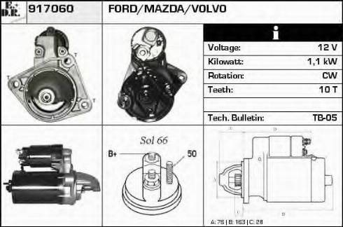 EDR 917060 - Motorino d'avviamento autozon.pro