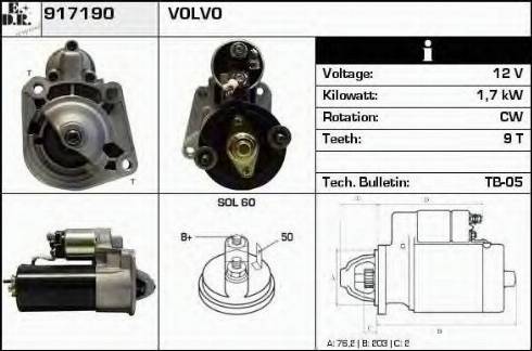 EDR 917190 - Motorino d'avviamento autozon.pro