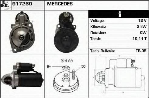 EDR 917260 - Motorino d'avviamento autozon.pro