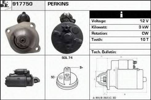 EDR 917750 - Motorino d'avviamento autozon.pro