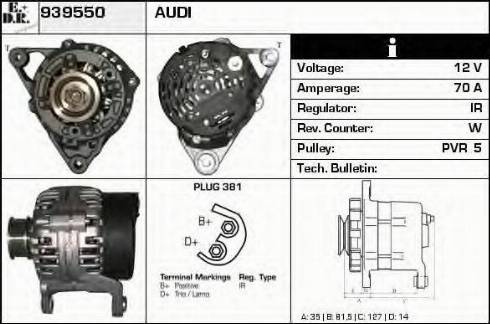 EDR 939550 - Alternatore autozon.pro