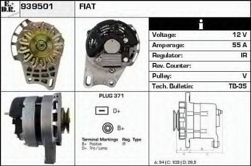 EDR 939501 - Alternatore autozon.pro