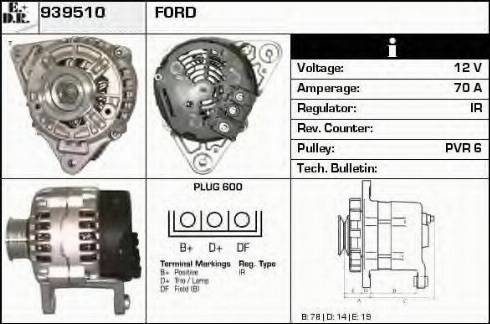 EDR 939510 - Alternatore autozon.pro