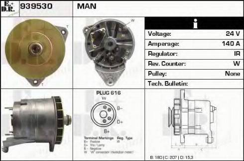 EDR 939530 - Alternatore autozon.pro