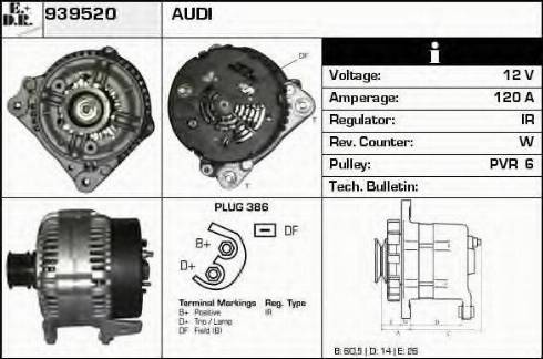 EDR 939520 - Alternatore autozon.pro