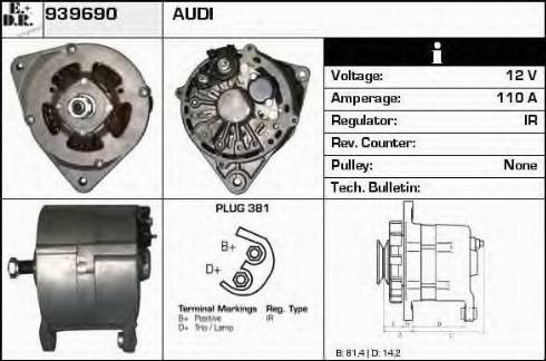 EDR 939690 - Alternatore autozon.pro