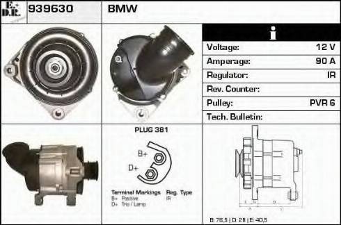 EDR 939630 - Alternatore autozon.pro