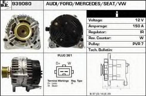 EDR 939080 - Alternatore autozon.pro