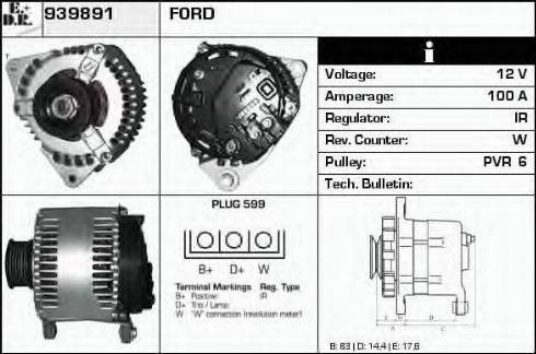 EDR 939891 - Alternatore autozon.pro