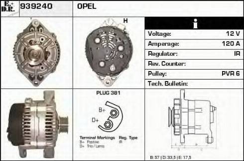 EDR 939240 - Alternatore autozon.pro