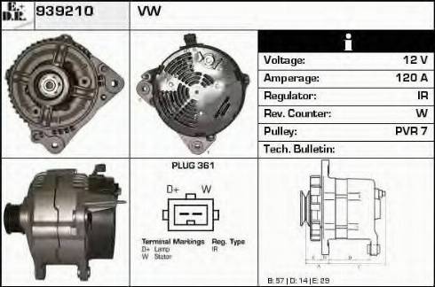 EDR 939210 - Alternatore autozon.pro