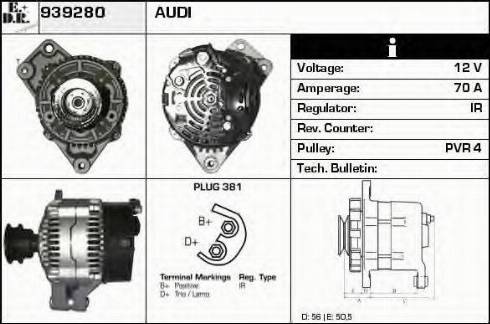 EDR 939280 - Alternatore autozon.pro