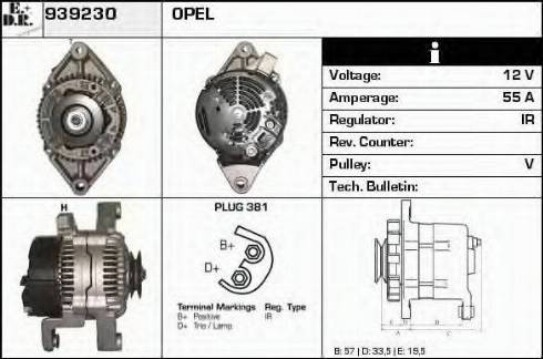 EDR 939230 - Alternatore autozon.pro