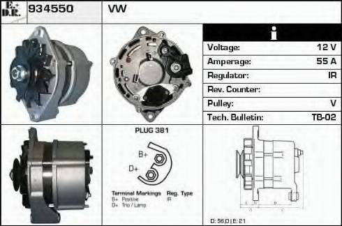 EDR 934550 - Alternatore autozon.pro