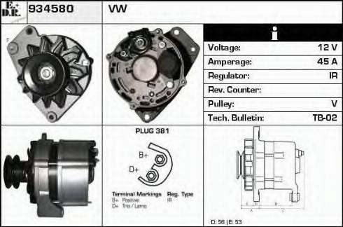 EDR 934580 - Alternatore autozon.pro