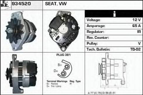 EDR 934520 - Alternatore autozon.pro