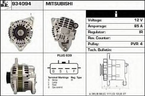 EDR 934094 - Alternatore autozon.pro