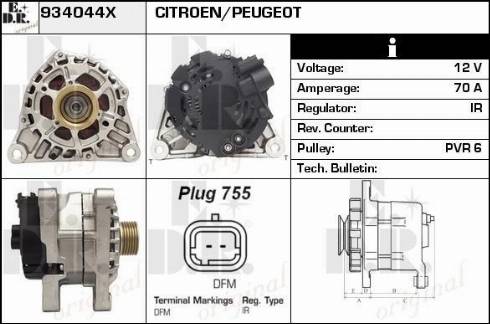 EDR 934044X - Alternatore autozon.pro