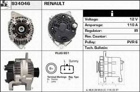 EDR 934046 - Alternatore autozon.pro