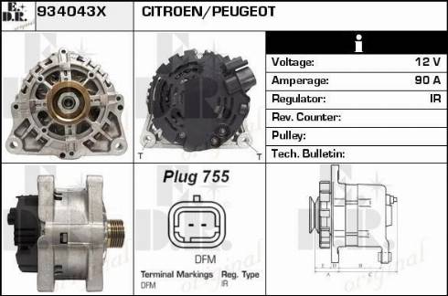 EDR 934043X - Alternatore autozon.pro